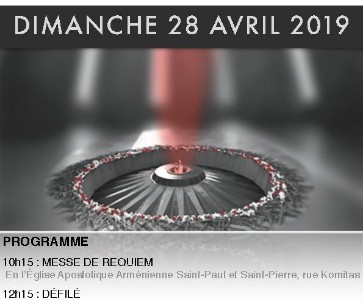 104e Commémoration du Génocide des Arméniens à Alfortville