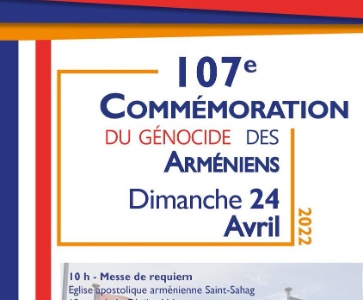 107ème commémoration du Génocide des Arméniens