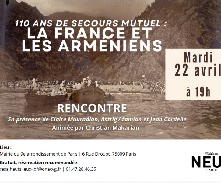 110 ans de secours mutuel : la France et les Arméniens