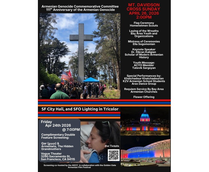 111th Anniversary of the Armenian Genocide