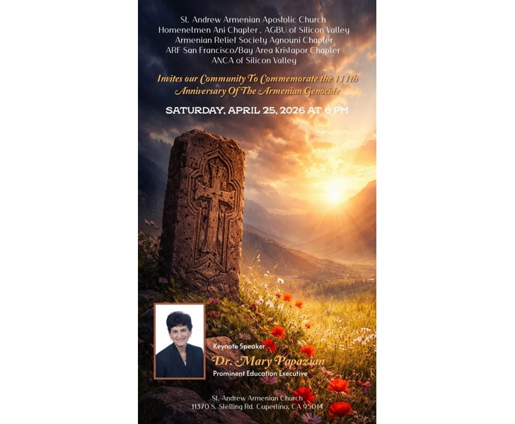 111th Anniversary of the Armenian Genocide