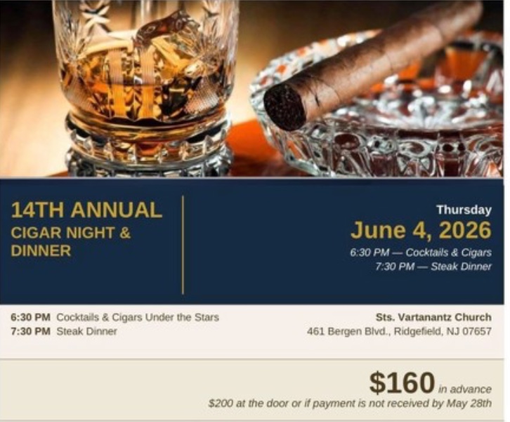 14th Annual Cigar Night & Dinner