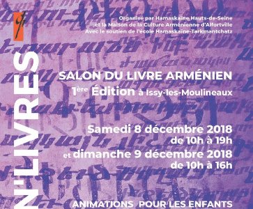 1ère édition du Salon du Livre Arménien "Armen' Livres" à Issy-les-Moulineaux