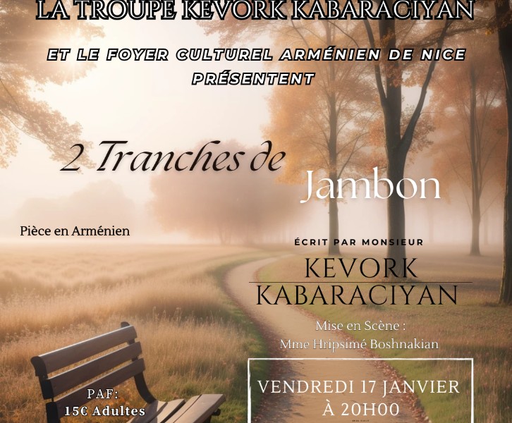 "2 Tranches de Jambon" de Kevork Kabaraciyan 