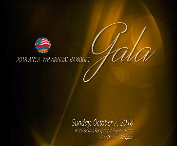 2018 ANCA Western Region Annual Banquet