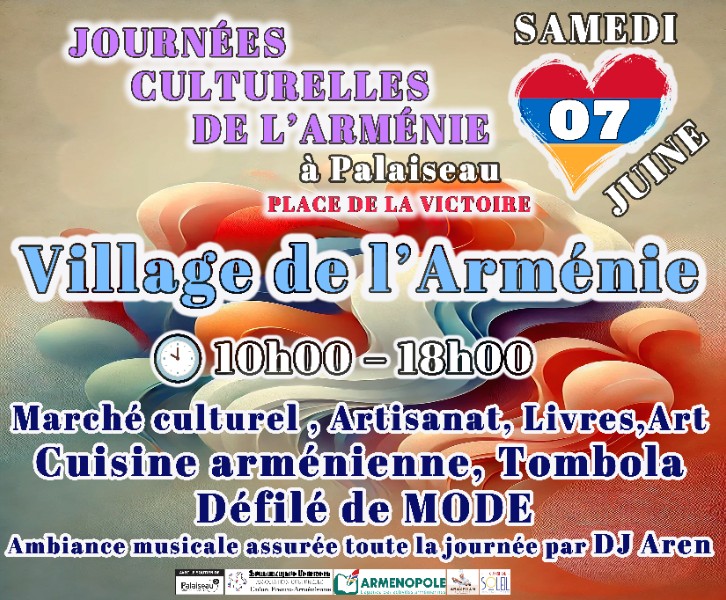 2e Journées culturelles de l’Arménie – 'Village de l’Arménie' à Palaiseau