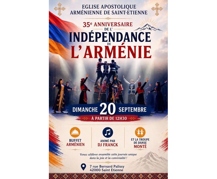 35e Anniversaire de l'Indépendance de l'Arménie