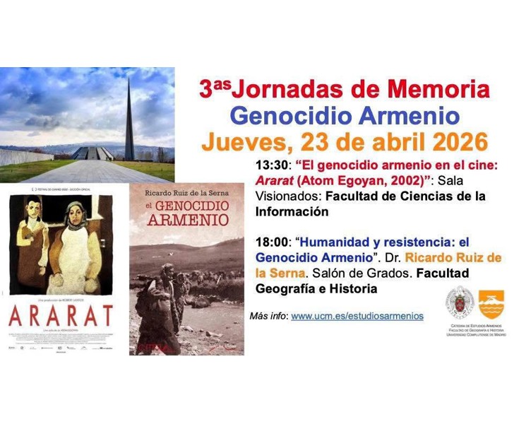 3as Jornadas de Memoria Genocidio Armenio