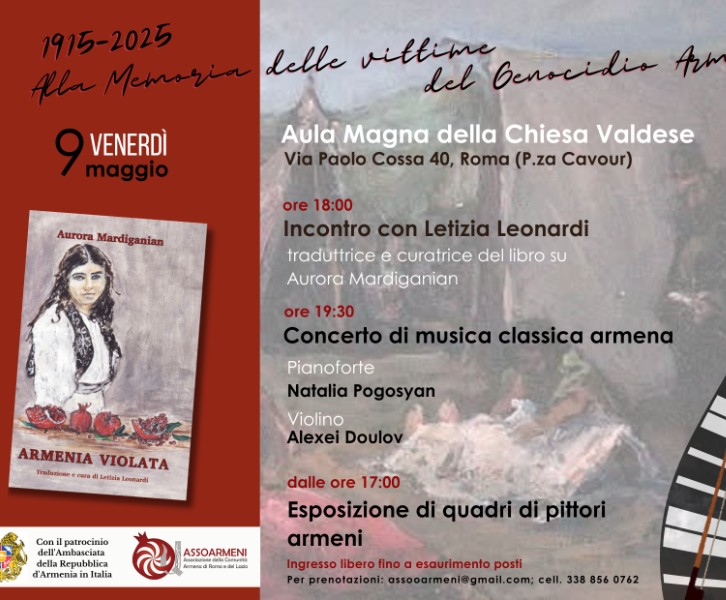 Stories & Memory –  Art, Narration and Music on the 110th Anniversary of the Armenian Genocide
