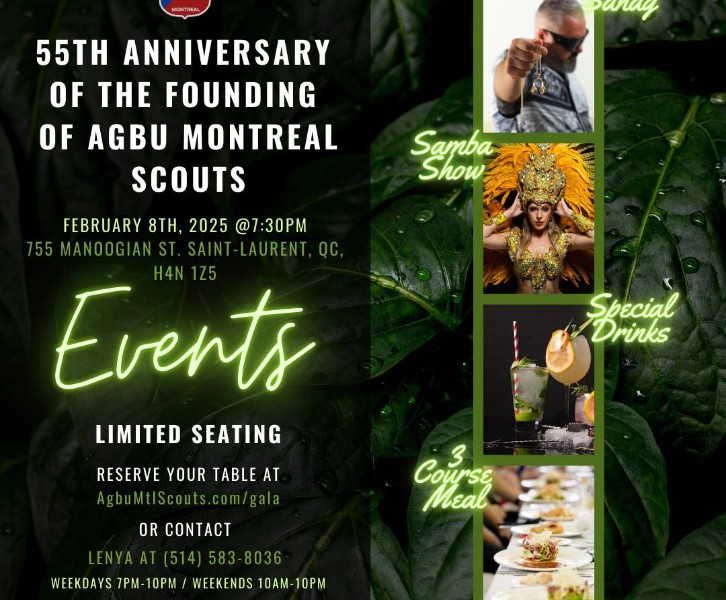 55th Anniversary of AGBU Montreal Scouts