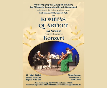 Komitas-Quartett in Köln Կոմիտաս-Քառեակը Քէօլնում
