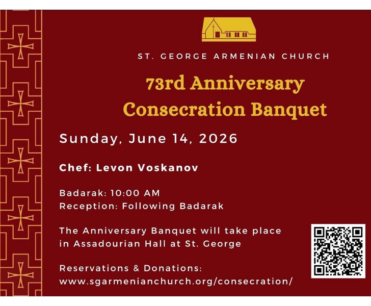 73rd Anniversary Consecration Banquet