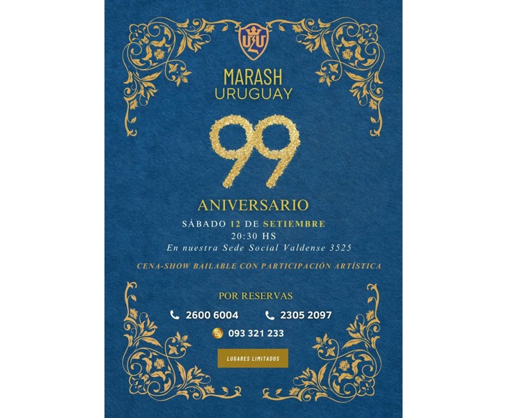 99 Aniversario Marash Uruguay
