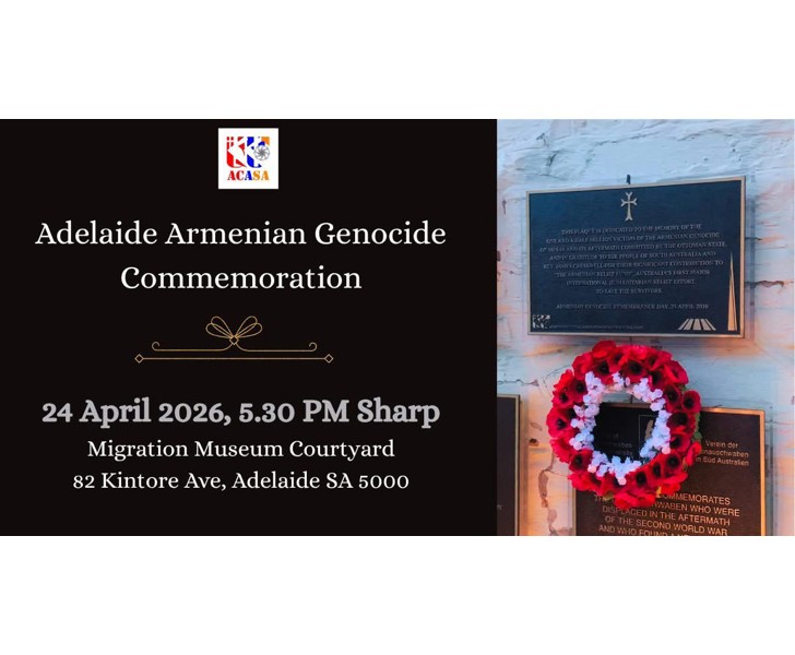 Adelaide Armenian Genocide Commemoration