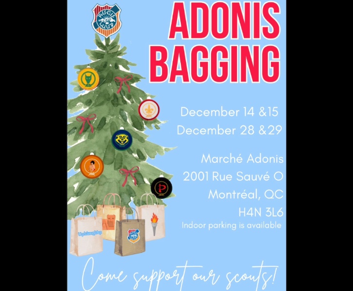 Adonis Bagging Fundraiser