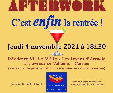 AFTERWORK DE RENTREE