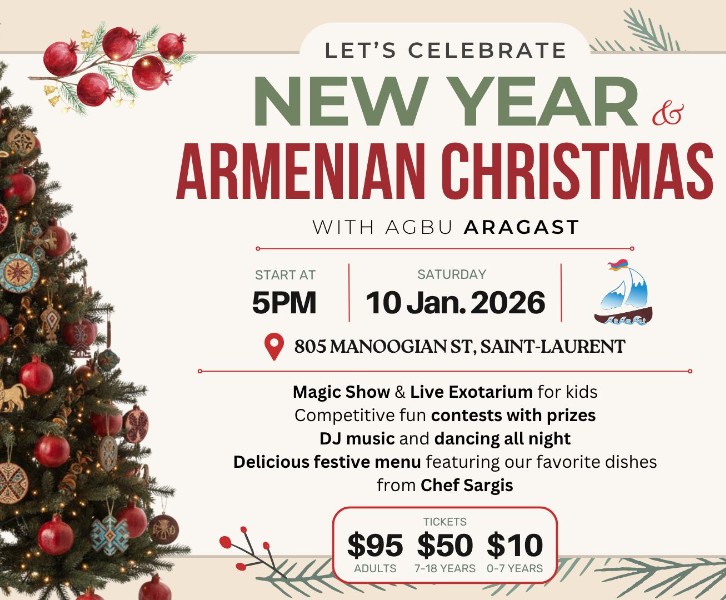 AGBU ARAGAST 2026 New Year & Christmas