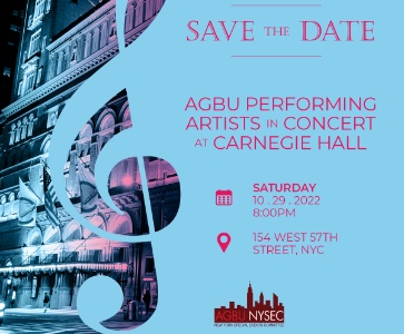 AGBU Performing Artists in Concert at Carnegie Hall