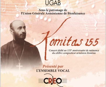 AGBU presents Komitas 155 - CREO Ensemble in Concert