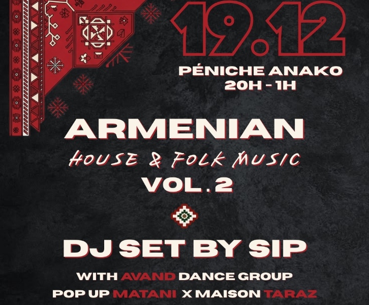 AHC : Armenian Folk & House Party Vol.2 at Péniche Anako