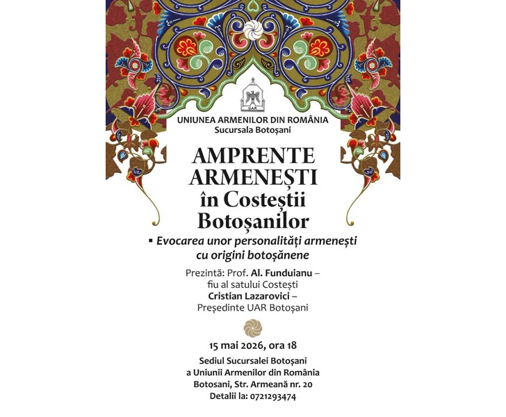 Amprente Armenești în Costești Botoșanilor