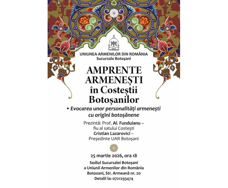 Amprente Armenești în Costești Botoșanilor