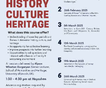 An Introduction to ARMENIAN HISTORY CULTURE HERITAGE