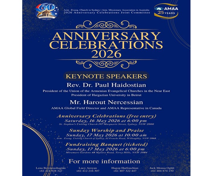 ANNIVERSARY CELEBRATIONS 2026