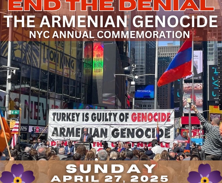 Annual Armenian Genocide Commemoration in Times Square