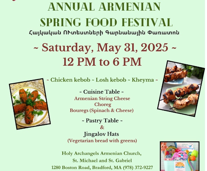 Annual Armenian Spring Food Festival