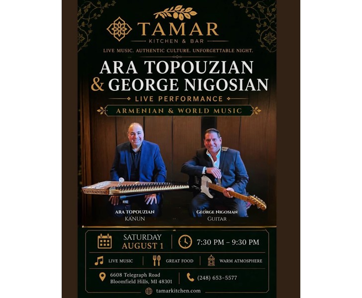 Ara Topouzian & George Nigosian Live Performance