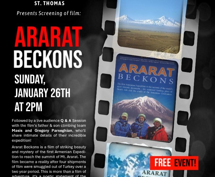 Ararat Beckons -- Film Screening