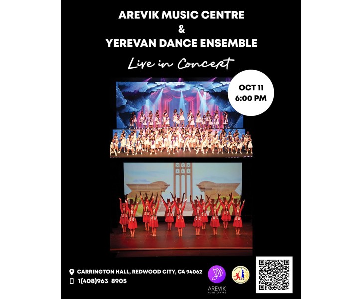 Arevik Music Centre & Yerevan Dance Ensemble Live in Concert