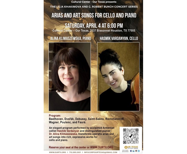 Arias and Art Songs for Cello and Piano