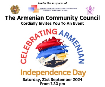 Armenian Independence Day Celebration, 21st September 2024