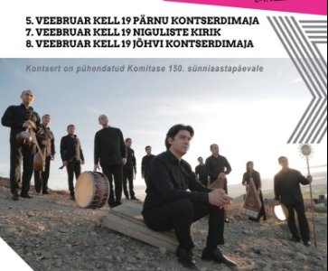 Armenian Music Concert in Jõhvi, Estonia