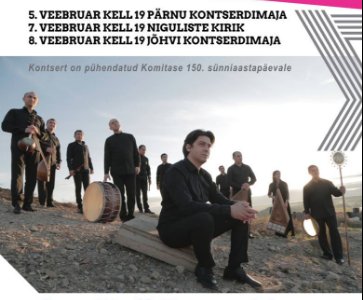 Armenian Music Concert in Pärnu, Estonia