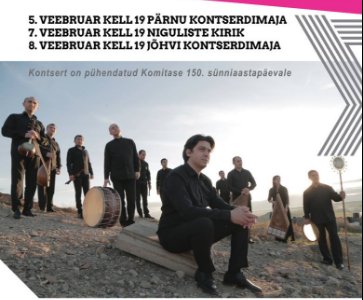 Armenian Music Concert in Tallinn, Estonia