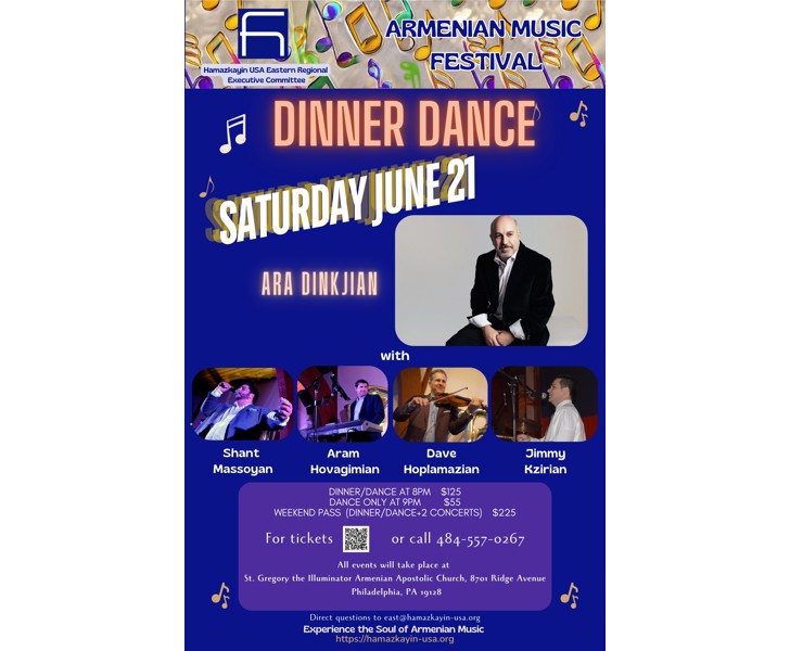 Armenian Music Festival - Dinner Dance with Ara Dinkjian