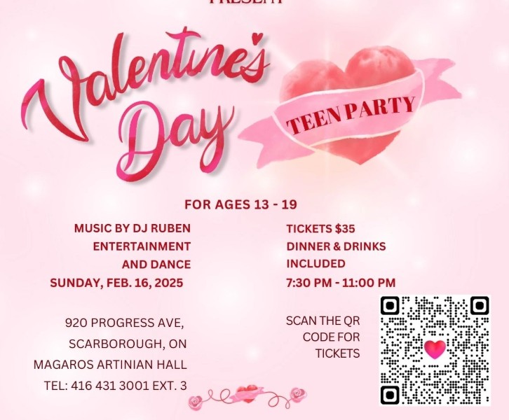 Armenian Teens Valentine's Day Party 