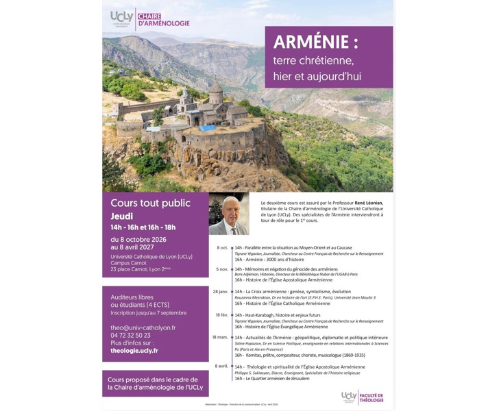 Arménie : terre chrétienne, hier et aujourd'hui