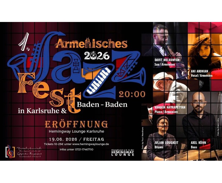 Armenisches Jazz Fest 2026