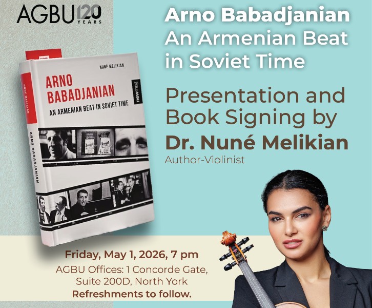 Arno Babadjanian, An Armenian Beat in Soviet Time: Presentation and Book Signing by Dr Nuné Melikian