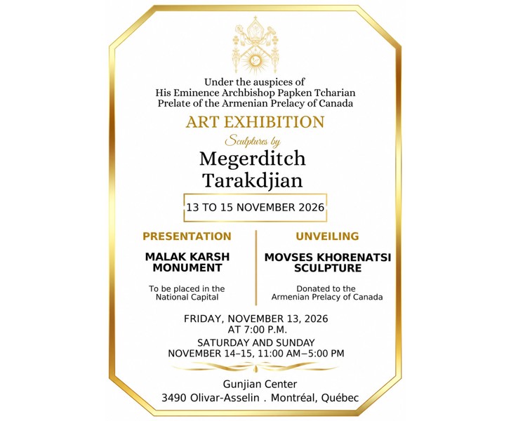 Art Exhibition - Sculptures by Megerditch Tarakdjian