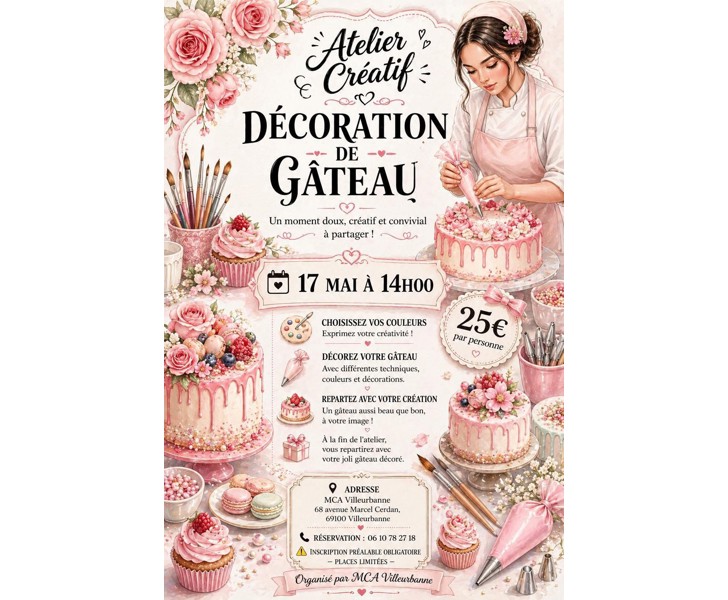 Atelier Créatif - Décoration de Gâteau