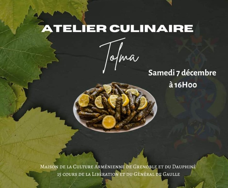 Atelier culinaire 'Tolma'