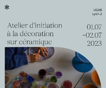 Atelier d'Initiation à la décoration sur céramique