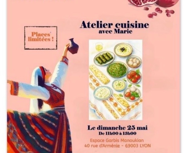 Atelier de cuisine arménienne avec Marie