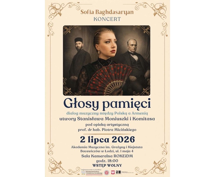 Głosy pamięci - Sofia Baghdasaryan Koncert