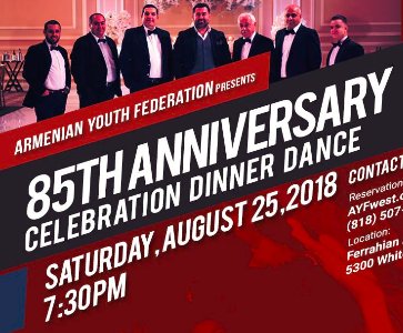 AYF 85th Anniversary Celebration Dinner Dance
